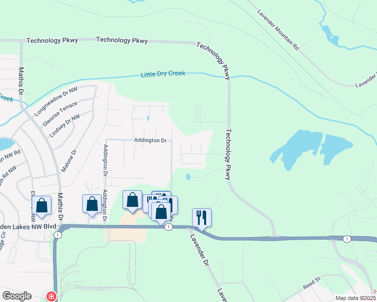map of restaurants, bars, coffee shops, grocery stores, and more near 80 Heritage Way Drive Northwest in Rome