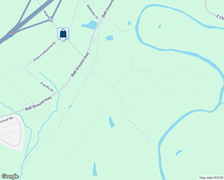 map of restaurants, bars, coffee shops, grocery stores, and more near 455 Allison Lane in Ball Ground