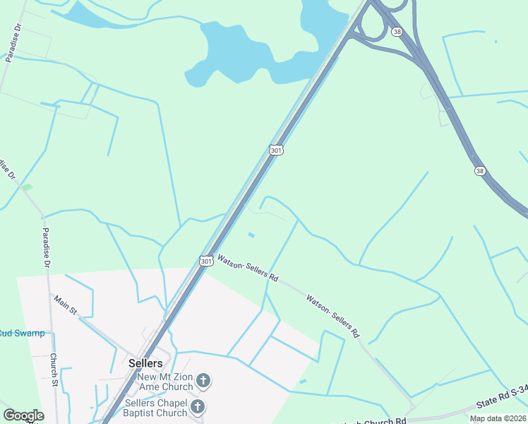 map of restaurants, bars, coffee shops, grocery stores, and more near Deerfield Court in Dillon County