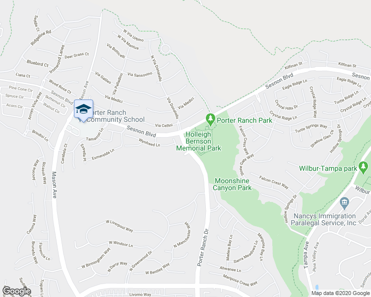 map of restaurants, bars, coffee shops, grocery stores, and more near 12406 Raleigh Court in Los Angeles