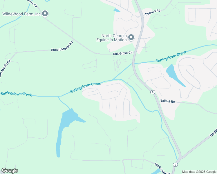 map of restaurants, bars, coffee shops, grocery stores, and more near 4615 Elmwood Trail in Cumming