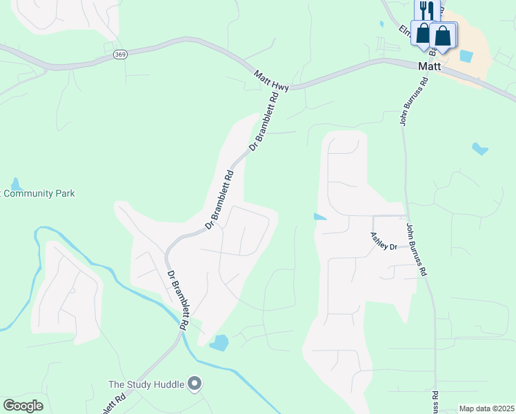 map of restaurants, bars, coffee shops, grocery stores, and more near 4365 Sunflower Circle in Cumming