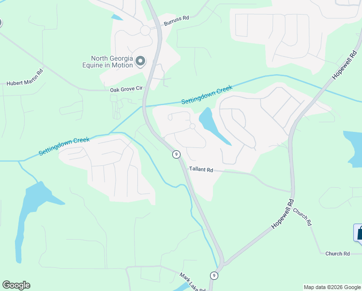 map of restaurants, bars, coffee shops, grocery stores, and more near 4455 Orchard View Way in Cumming