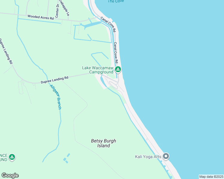 map of restaurants, bars, coffee shops, grocery stores, and more near 144 Waccamaw Shores Road in Lake Waccamaw