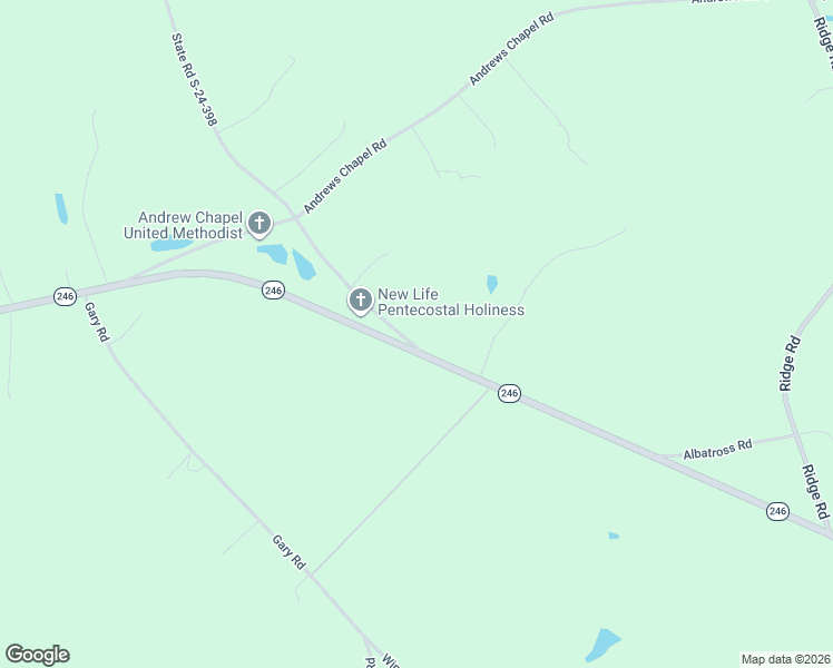 map of restaurants, bars, coffee shops, grocery stores, and more near 104 State Road S-24-398 in Hodges