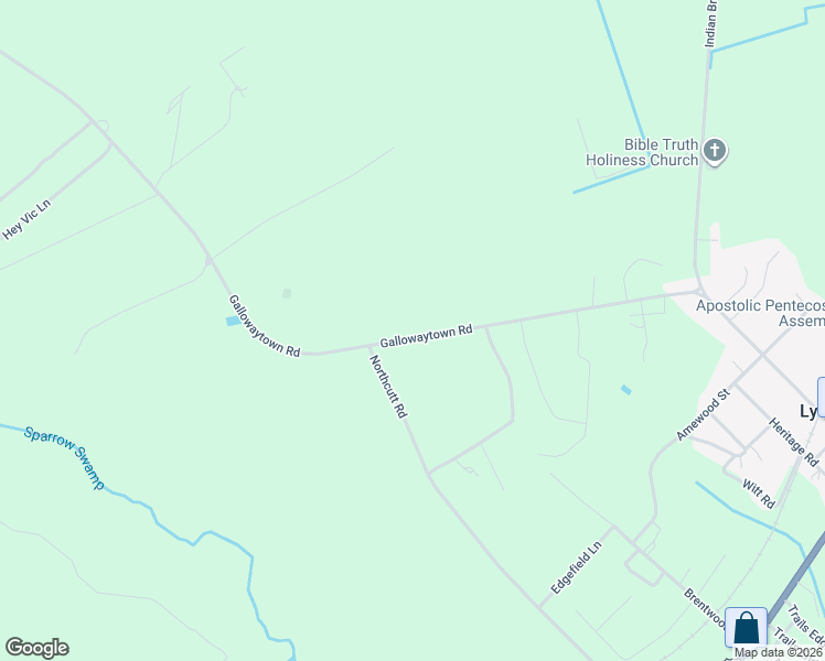 map of restaurants, bars, coffee shops, grocery stores, and more near 2341 Gallowaytown Road in Hartsville