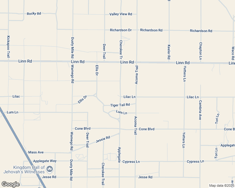 map of restaurants, bars, coffee shops, grocery stores, and more near 55950 Tiger Tail Road in Landers