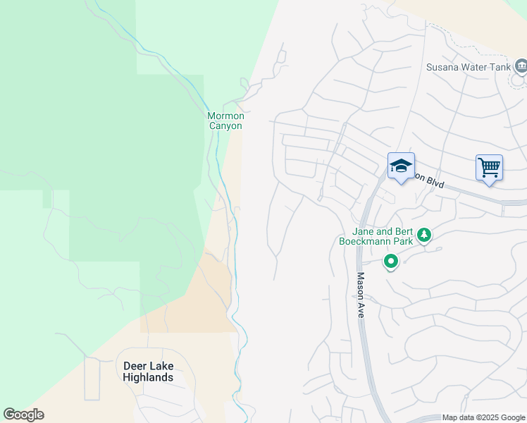 map of restaurants, bars, coffee shops, grocery stores, and more near 12019 Red Hawk Lane in Los Angeles