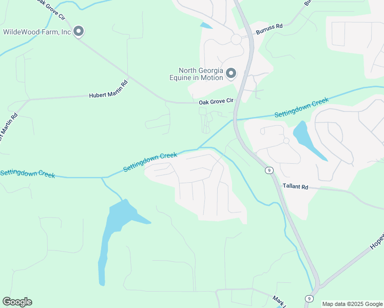 map of restaurants, bars, coffee shops, grocery stores, and more near 4610 Elmwood Trail in Cumming