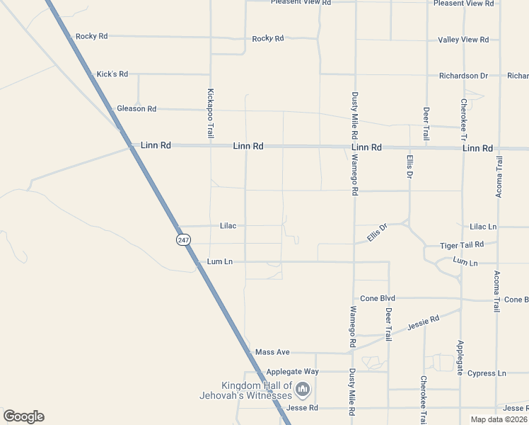 map of restaurants, bars, coffee shops, grocery stores, and more near 55138 Lilac in Homestead Valley