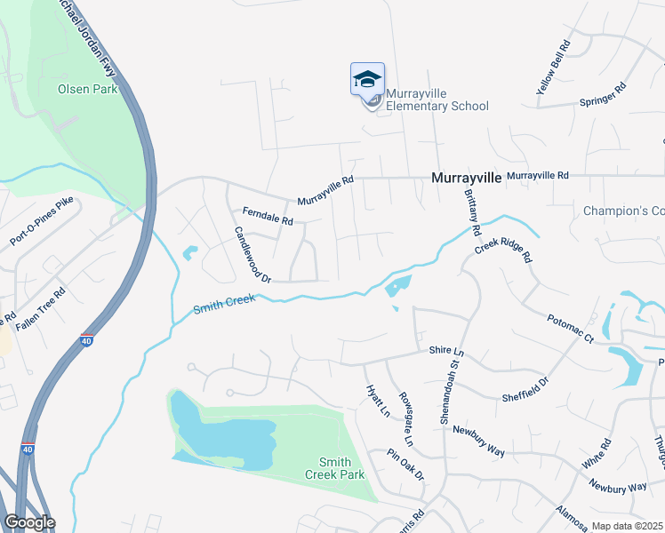 map of restaurants, bars, coffee shops, grocery stores, and more near 1311 Brookside Gardens Drive in Wilmington