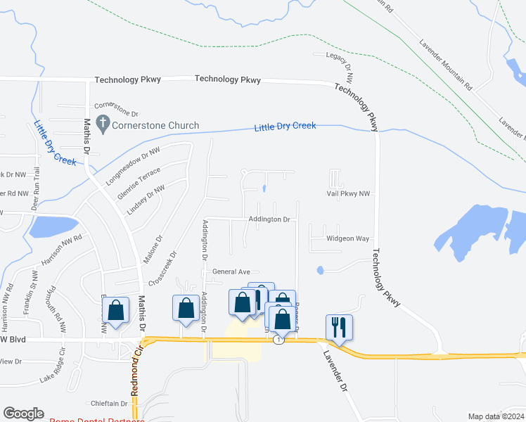 map of restaurants, bars, coffee shops, grocery stores, and more near 6 Aubie Lane in Rome