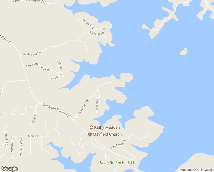 map of restaurants, bars, coffee shops, grocery stores, and more near 9030 Old Terry Ford Road in Gainesville