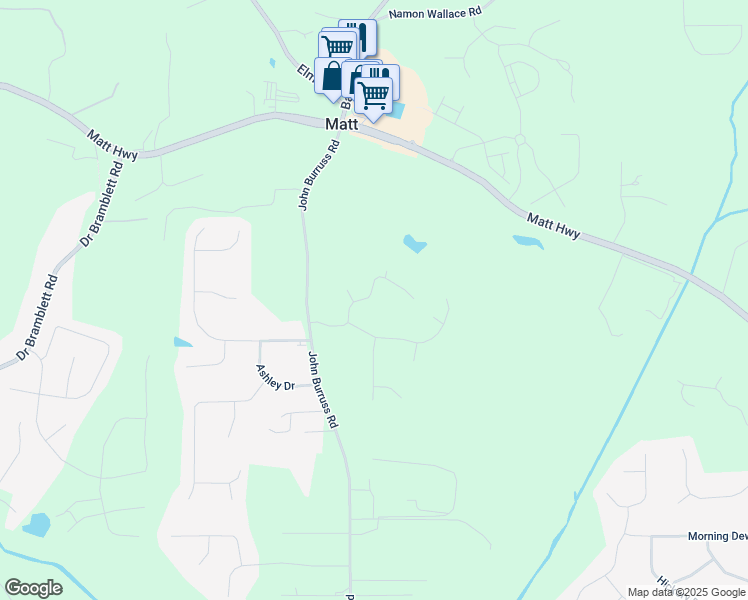 map of restaurants, bars, coffee shops, grocery stores, and more near 6230 Lillie Lane in Cumming