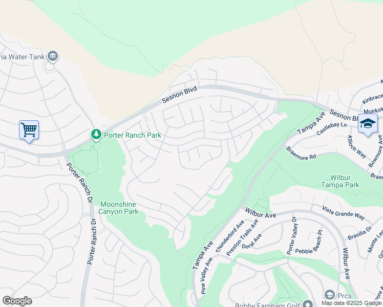 map of restaurants, bars, coffee shops, grocery stores, and more near 12064 Turtle Springs Lane in Los Angeles