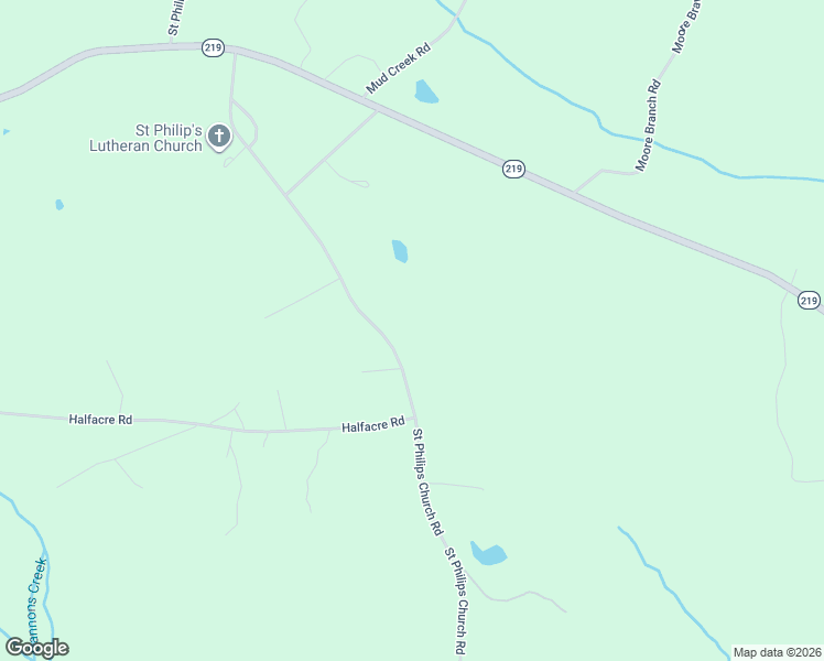 map of restaurants, bars, coffee shops, grocery stores, and more near 2010 Saint Philips Church Road in Prosperity