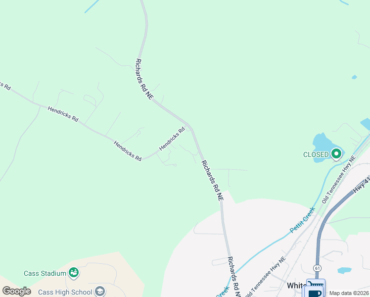 map of restaurants, bars, coffee shops, grocery stores, and more near 355 Richards Road Northeast in White