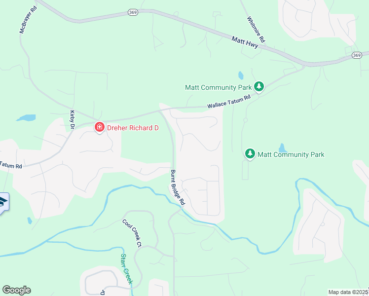map of restaurants, bars, coffee shops, grocery stores, and more near 7045 Treeline Drive in Cumming