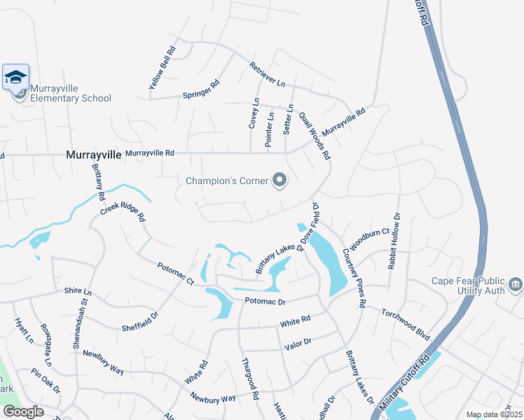 map of restaurants, bars, coffee shops, grocery stores, and more near 1303 Big Horn Court in Wilmington