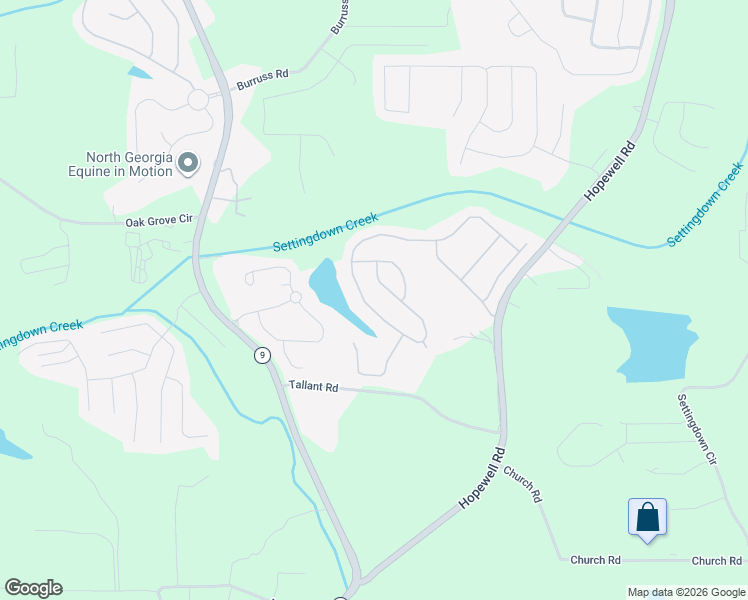 map of restaurants, bars, coffee shops, grocery stores, and more near 5395 Bucknell Trace in Cumming
