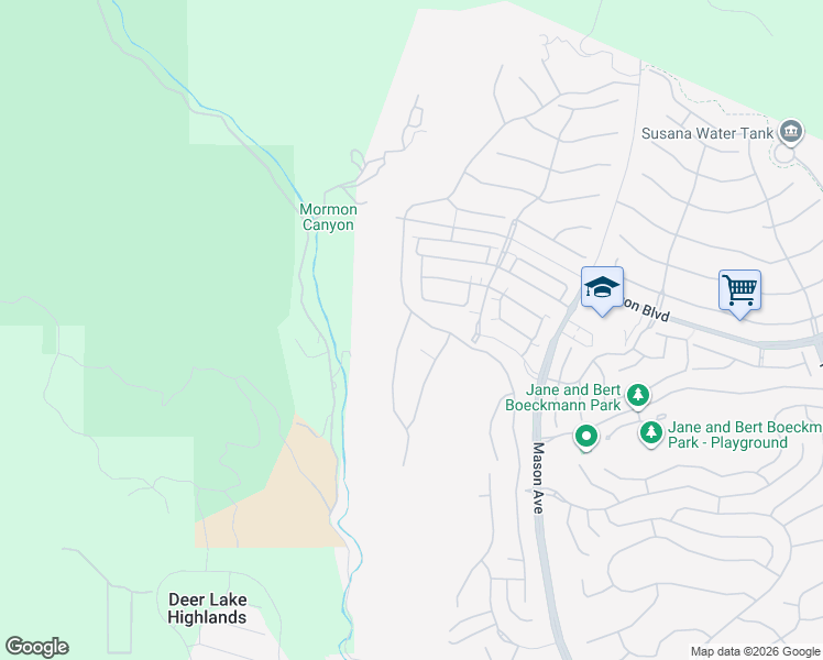 map of restaurants, bars, coffee shops, grocery stores, and more near 12060 Red Hawk Lane in Los Angeles