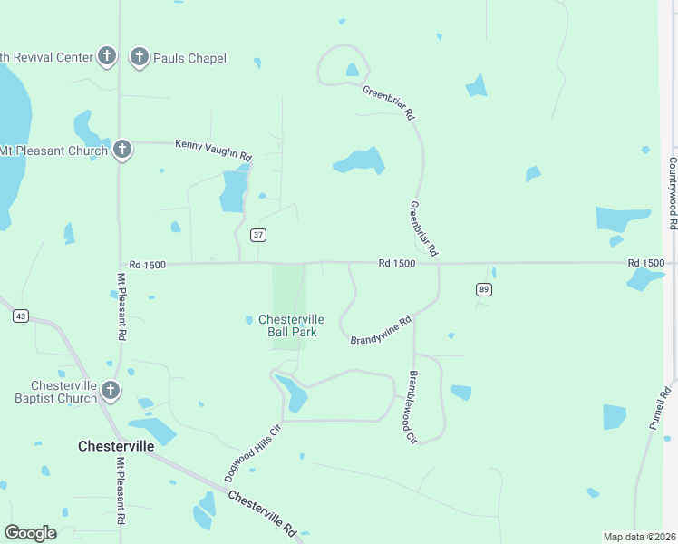 map of restaurants, bars, coffee shops, grocery stores, and more near 101 Brandywine Road in Tupelo