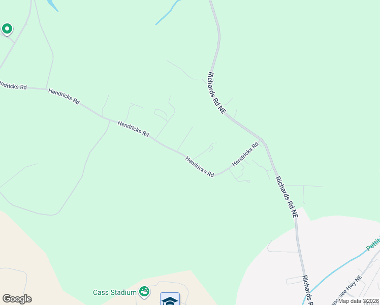 map of restaurants, bars, coffee shops, grocery stores, and more near 321 Hendricks Road in Rydal