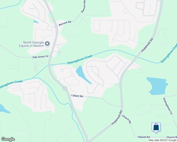 map of restaurants, bars, coffee shops, grocery stores, and more near 5345 Bucknell Trace in Cumming
