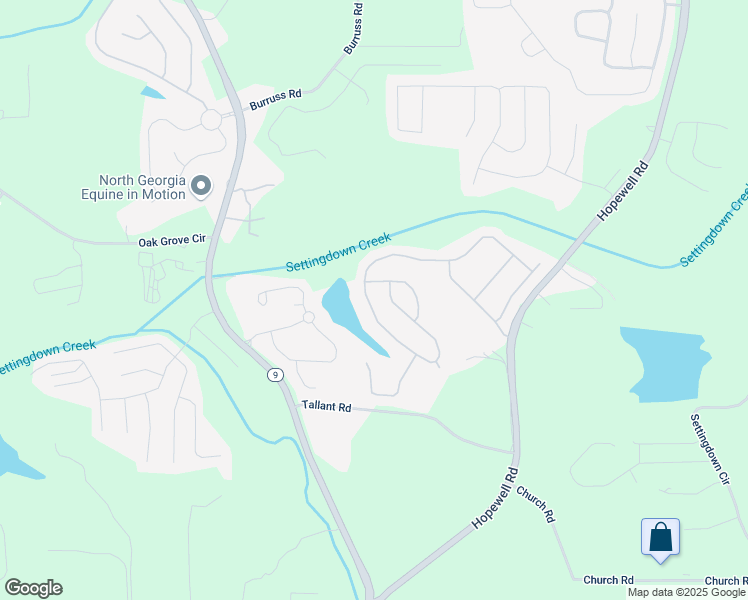 map of restaurants, bars, coffee shops, grocery stores, and more near 5345 Bucknell Trace in Cumming