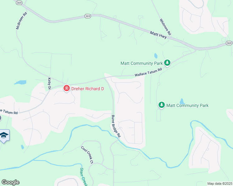 map of restaurants, bars, coffee shops, grocery stores, and more near 6940 Treeline Drive in Cumming