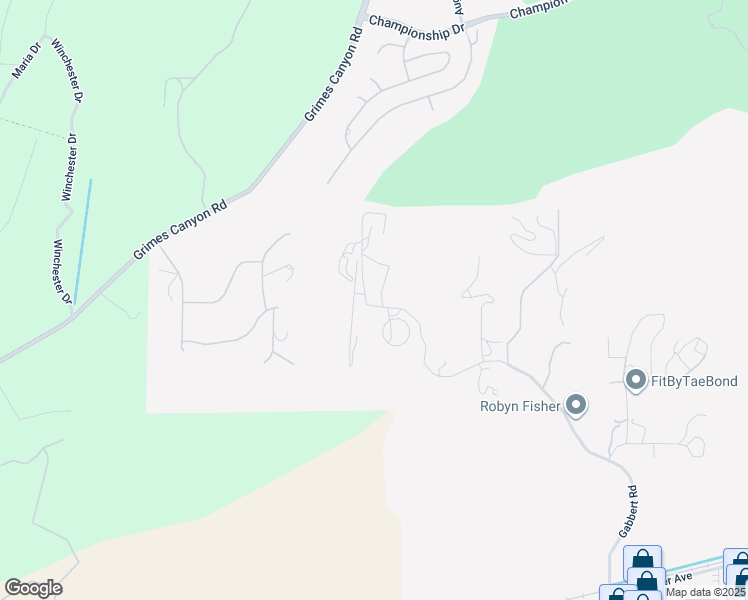 map of restaurants, bars, coffee shops, grocery stores, and more near 6397 Gabbert Road in Moorpark