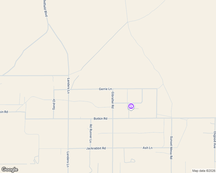 map of restaurants, bars, coffee shops, grocery stores, and more near 2750 Gibralter Road in Landers