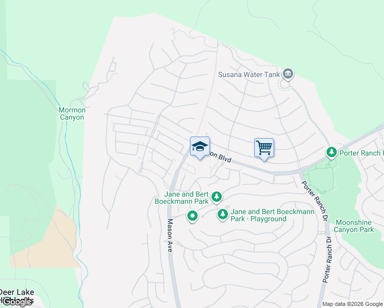 map of restaurants, bars, coffee shops, grocery stores, and more near 12073 Carabela Court in Los Angeles