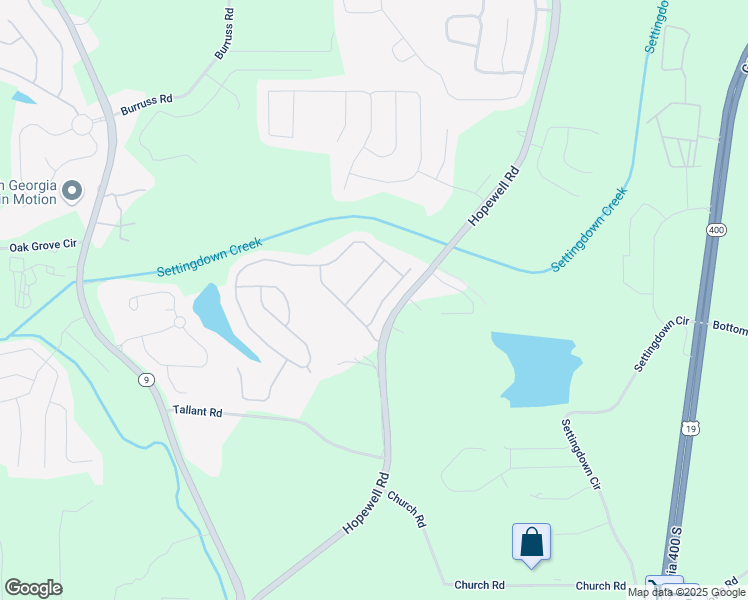 map of restaurants, bars, coffee shops, grocery stores, and more near 4655 Cabrini Place in Cumming