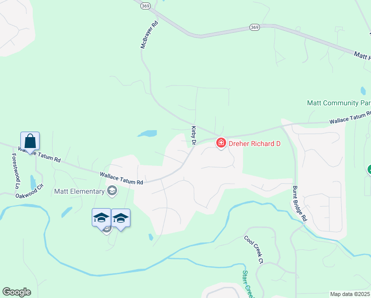 map of restaurants, bars, coffee shops, grocery stores, and more near 7210 Wallace Tatum Road in Cumming
