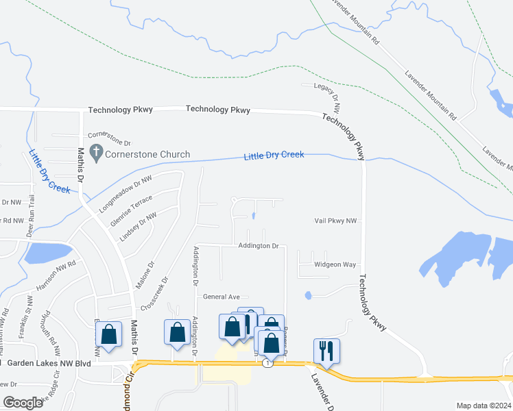 map of restaurants, bars, coffee shops, grocery stores, and more near 19 Tiger Lane in Rome