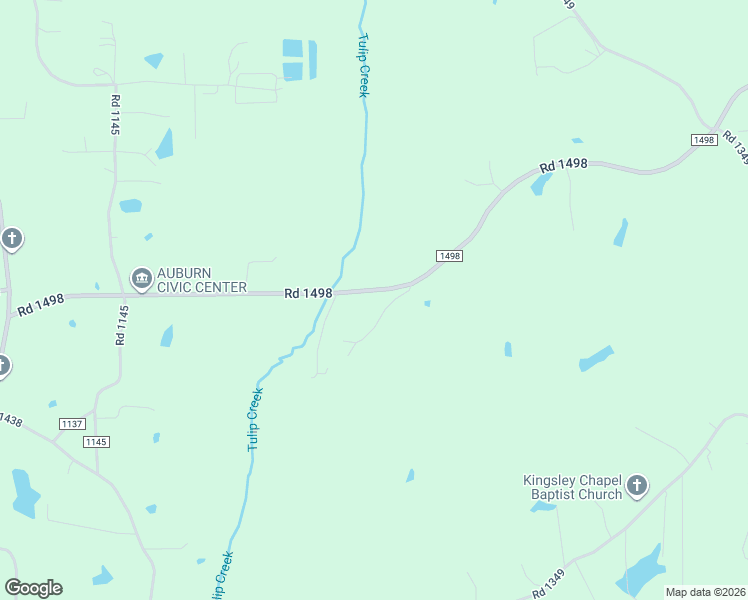 map of restaurants, bars, coffee shops, grocery stores, and more near 264-284 Road 1498 in Tupelo