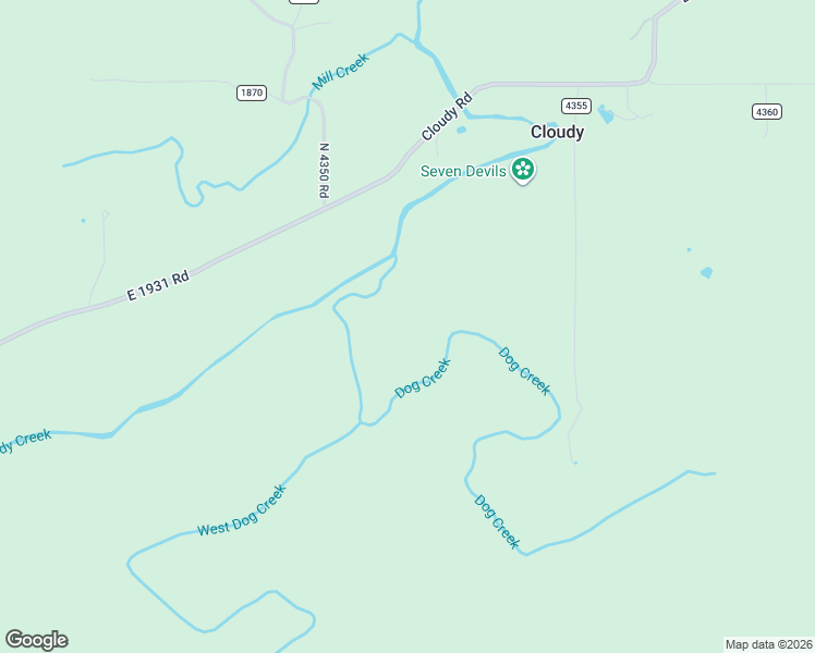 map of restaurants, bars, coffee shops, grocery stores, and more near in Cloudy