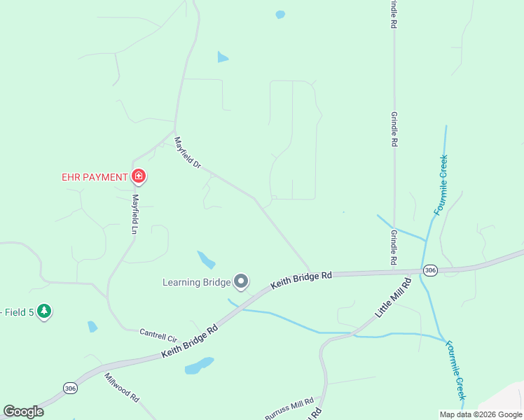map of restaurants, bars, coffee shops, grocery stores, and more near 6095 Birchfield Trail in Cumming