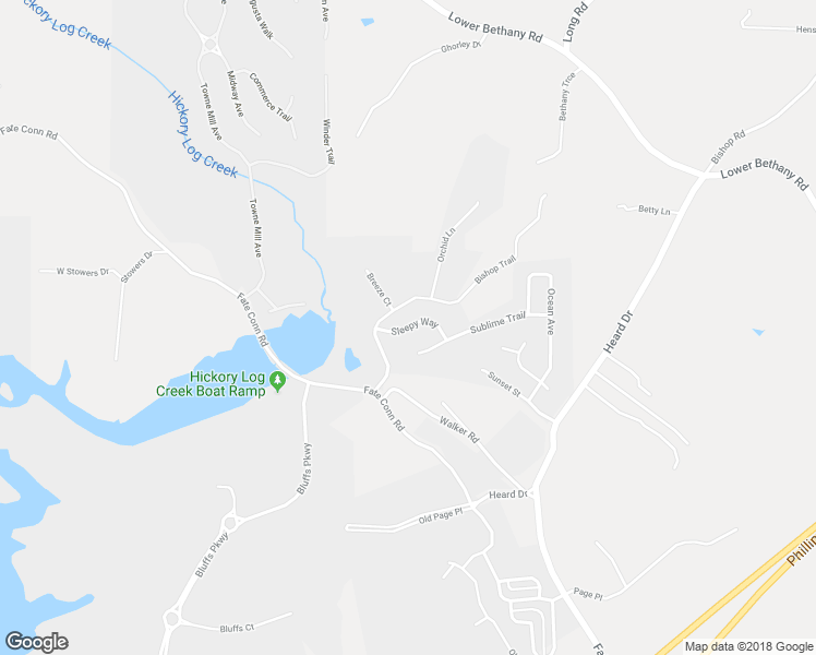 map of restaurants, bars, coffee shops, grocery stores, and more near 210 Sleepy Way in Canton