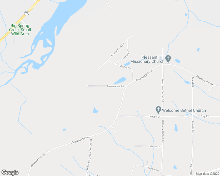 map of restaurants, bars, coffee shops, grocery stores, and more near 145 Brown Acres in Guntersville