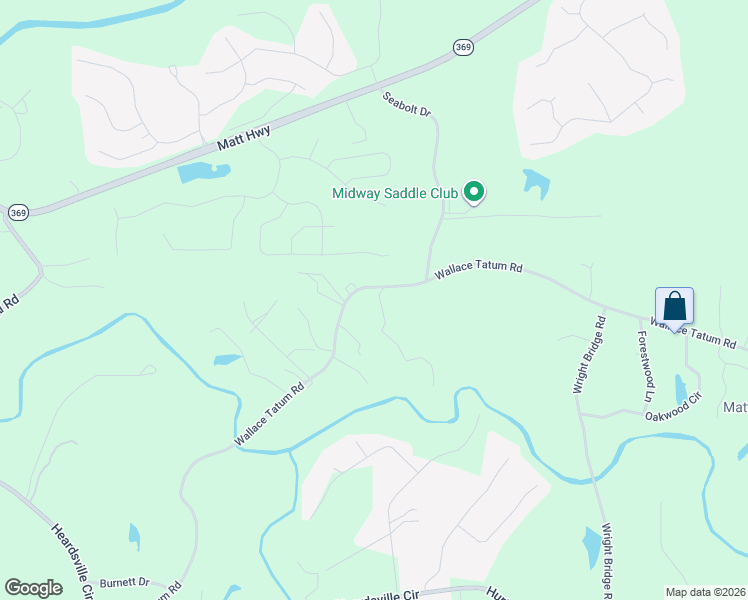 map of restaurants, bars, coffee shops, grocery stores, and more near 8270 Wallace Tatum Road in Cumming