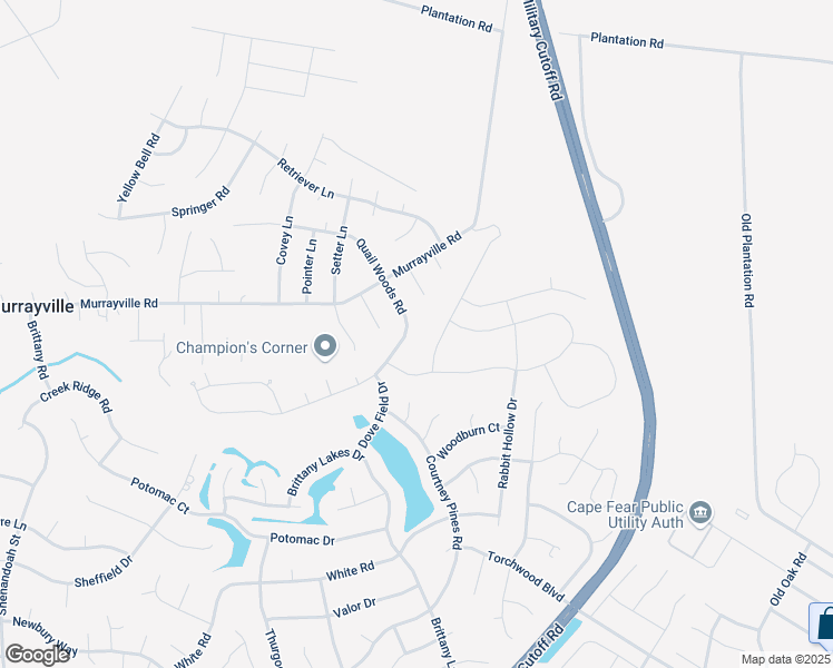 map of restaurants, bars, coffee shops, grocery stores, and more near 7326-7370 Quail Woods Road in Wilmington