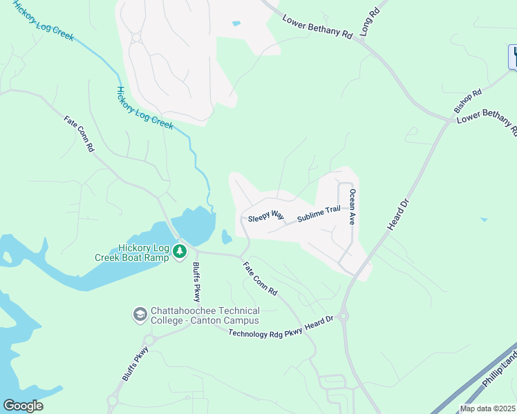 map of restaurants, bars, coffee shops, grocery stores, and more near 172 Fred Bishop Drive in Canton