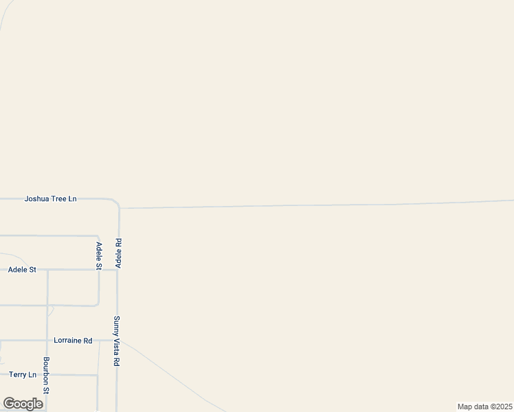 map of restaurants, bars, coffee shops, grocery stores, and more near Joshua Tree Road in San Bernardino County