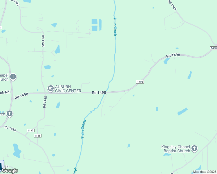 map of restaurants, bars, coffee shops, grocery stores, and more near 264 Road 1498 in Tupelo