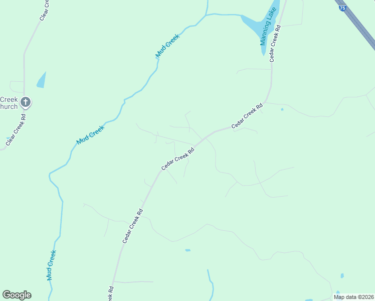 map of restaurants, bars, coffee shops, grocery stores, and more near 561 Cedar Creek Road in Cartersville