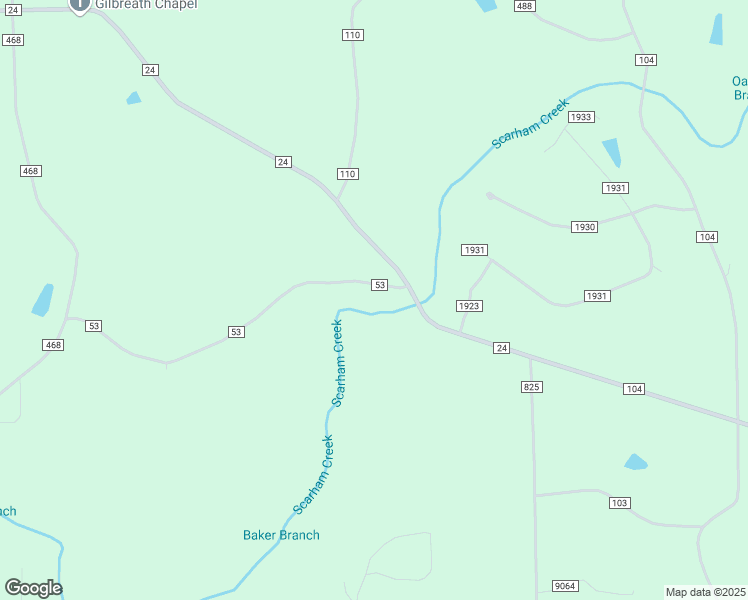 map of restaurants, bars, coffee shops, grocery stores, and more near 87 County Road 53 in Crossville