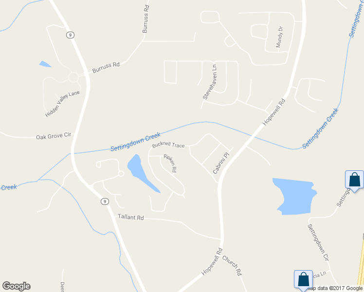 map of restaurants, bars, coffee shops, grocery stores, and more near 5160 Bucknell Trace in Cumming