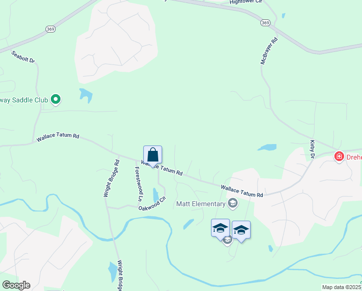 map of restaurants, bars, coffee shops, grocery stores, and more near 7650 Abbey Glen Drive in Cumming